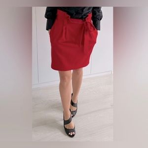 Red mini skirt! Express Size 4